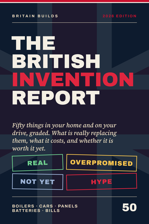 The British Invention Report by Britain Builds — book cover